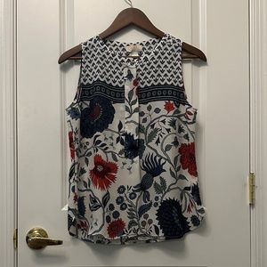 LOFT Women’s Floral Blouse Size SP